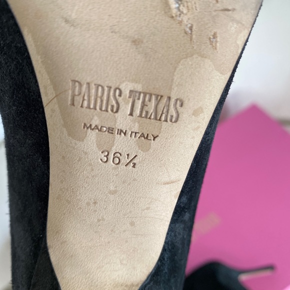 Paris Texas Mama black Suede Boots 36 1/2 - WITH DAST BAG - Picture 6 of 9